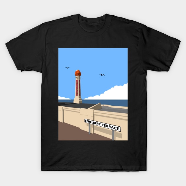 Cliftonville Lido, Margate T-Shirt by adam@adamdorman.com